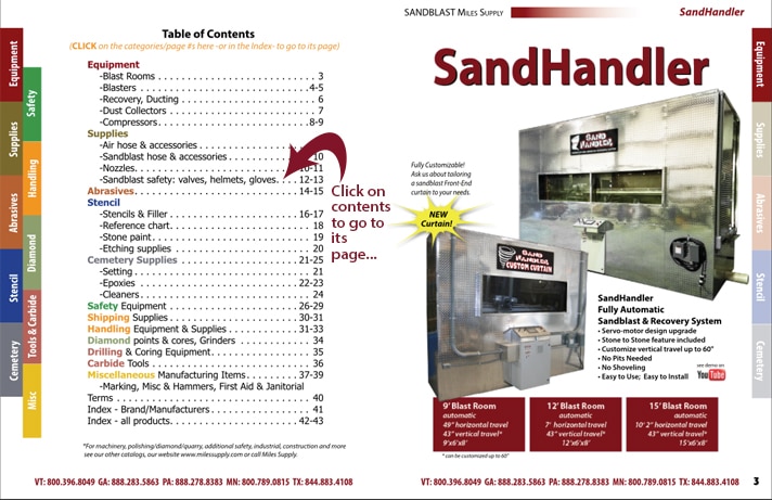 sandblast catalog