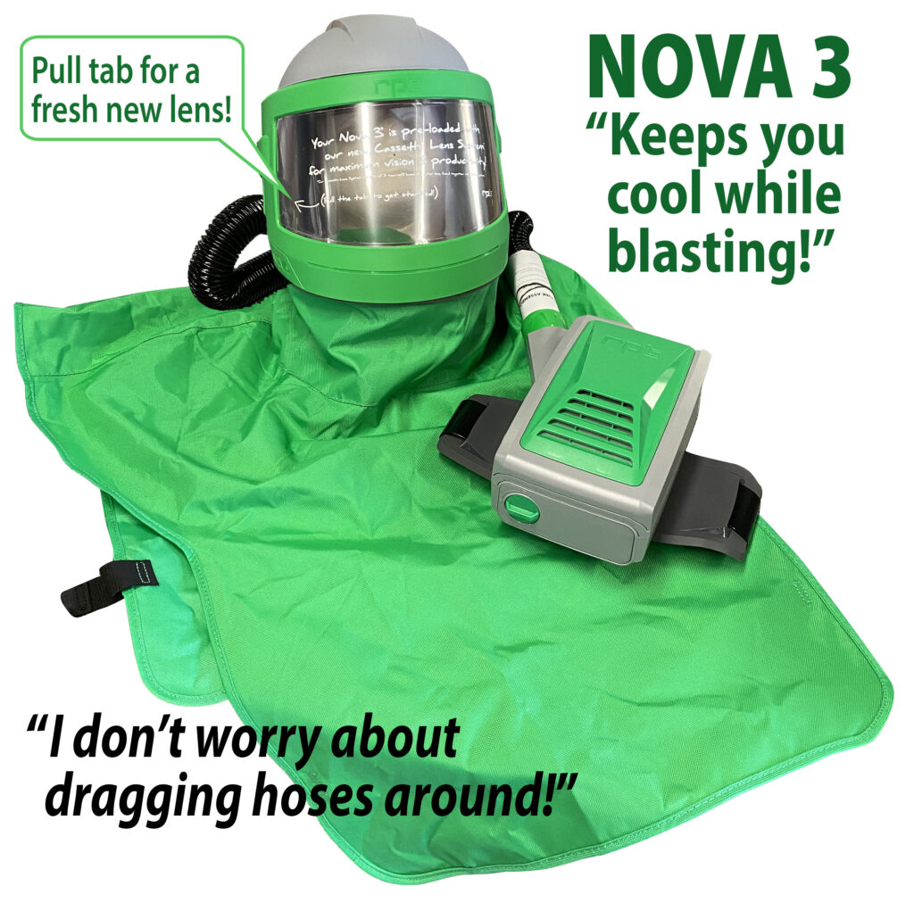 Nova3 Blasting Respirator Helmet Miles Supply